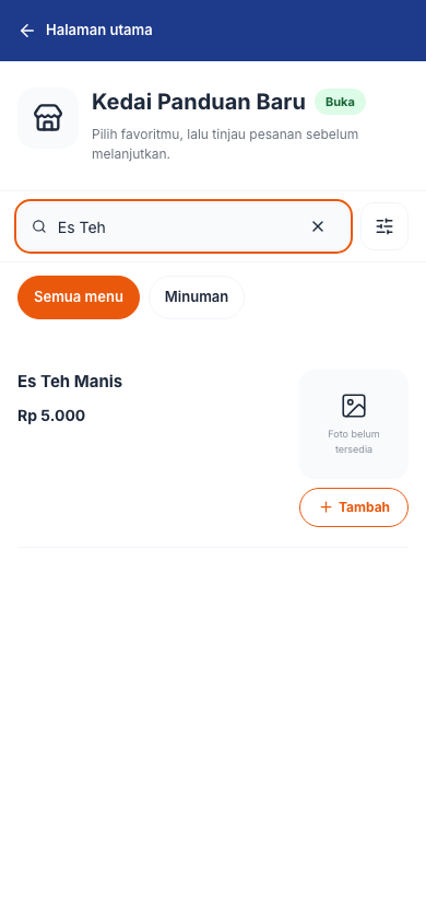 Hasil pencarian Es Teh