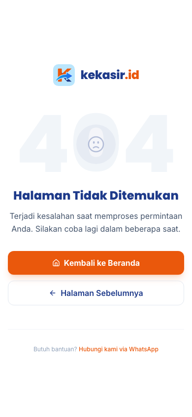 Mengisi data pemesan (tampilan ponsel)